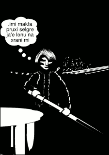 .ipensi tu'a lu .imi makfa pruxi selgre ja'e lonu na xrani mi li'u
