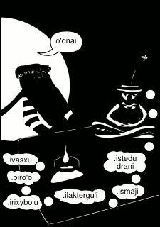 .icusku lu o'onai li'u .ipensi tu'a lu .ivasxu .oiro'o .irixybo'u .ilaktergu'i .ismaji .istedu drani li'u