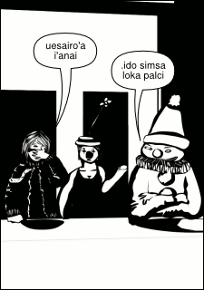 .icusku lu uesairo'a i'anai li'u .icusku lu .ido simsa loka palci li'u
