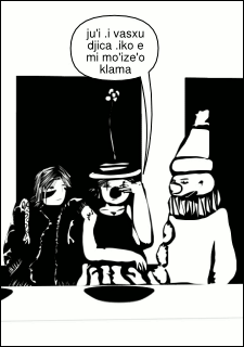 .icusku lu ju'i .i vasxu djica .iko e mi mo'ize'o klama li'u