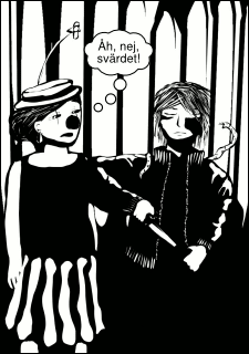 »Åh, nej, svärdet!«