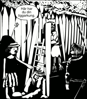 »Här har du din tiggarkung.«