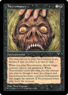 Necromancy magic card