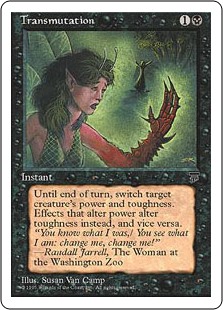Transmutation magic card