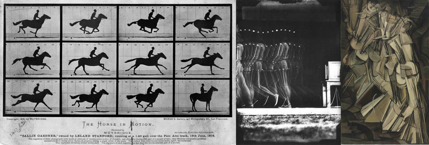 Muybridge, Marey, Duchamp pictures